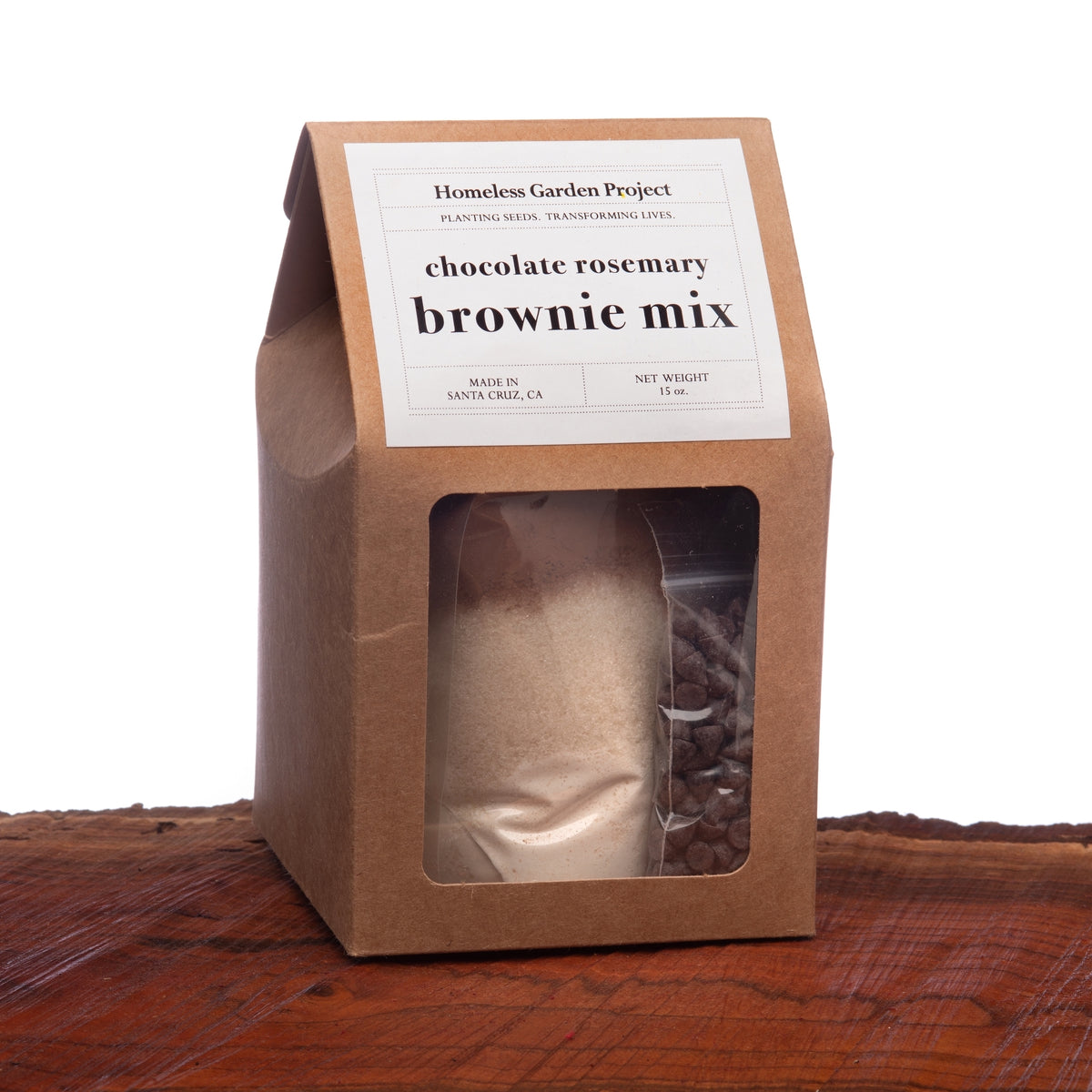 Shop Baking Mix - Chocolate Rosemary Brownie | Homeless Garden
