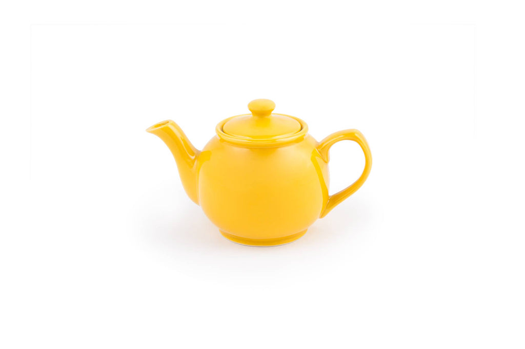 Fox Run Earthenware Teapot, Yellow, 37-Ounce