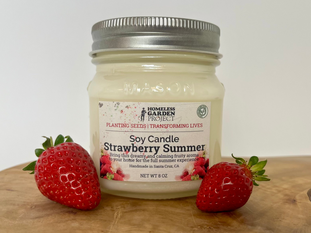 Soy Candle-Strawberry Summer