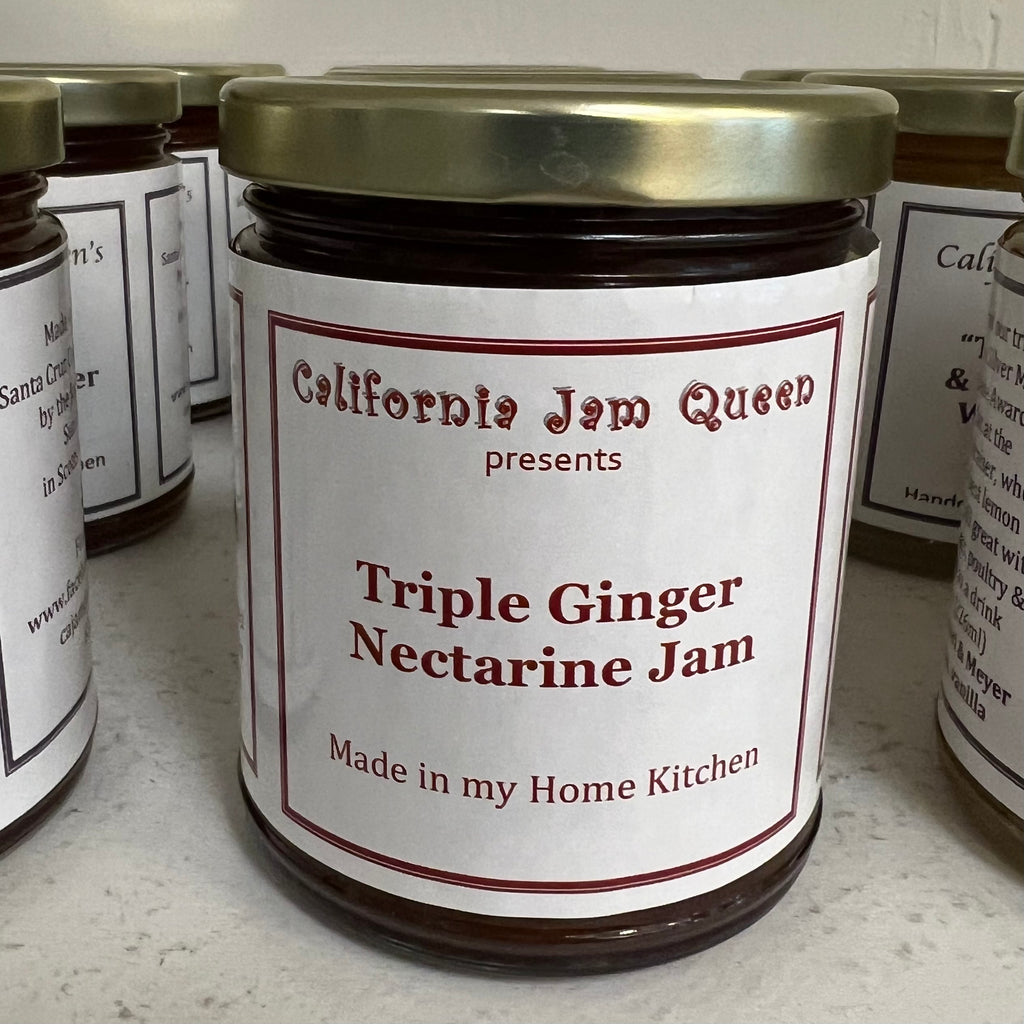 California Jam Queen - Triple Ginger Nectarine Jam