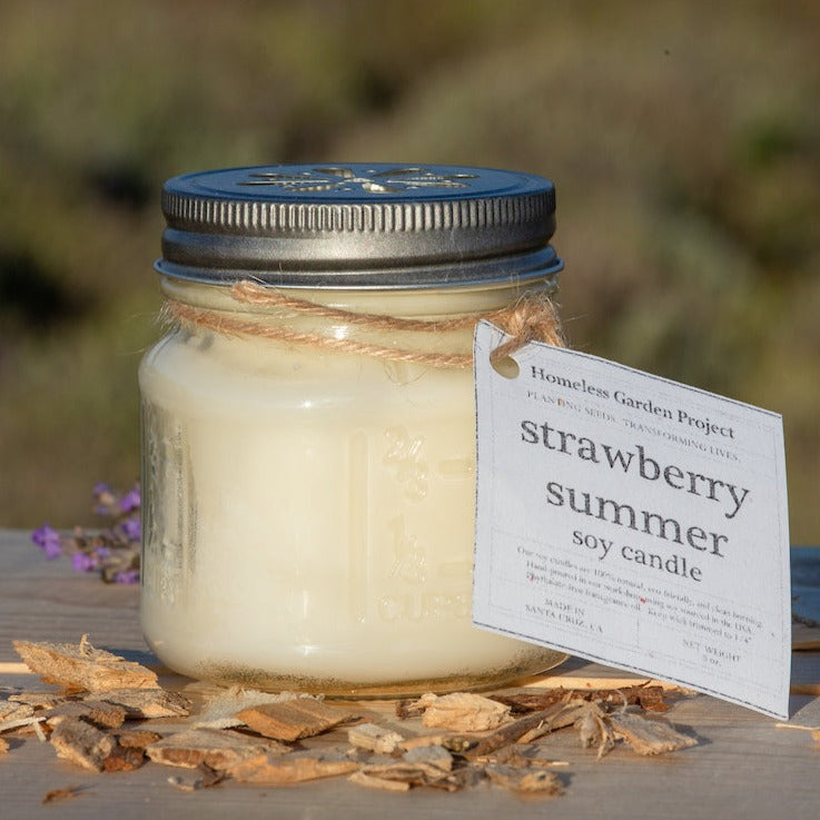 Soy Candle-Strawberry Summer