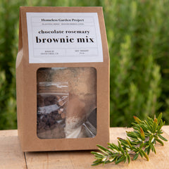 Shop Baking Mix - Chocolate Rosemary Brownie | Homeless Garden